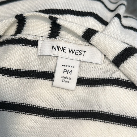 🐺 Nine West Long Open Front Cardigan Sweater - Picture 4 of 5